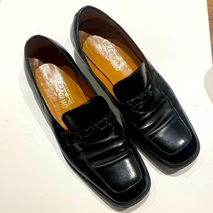 Salvatore Ferragamo Black Loafers